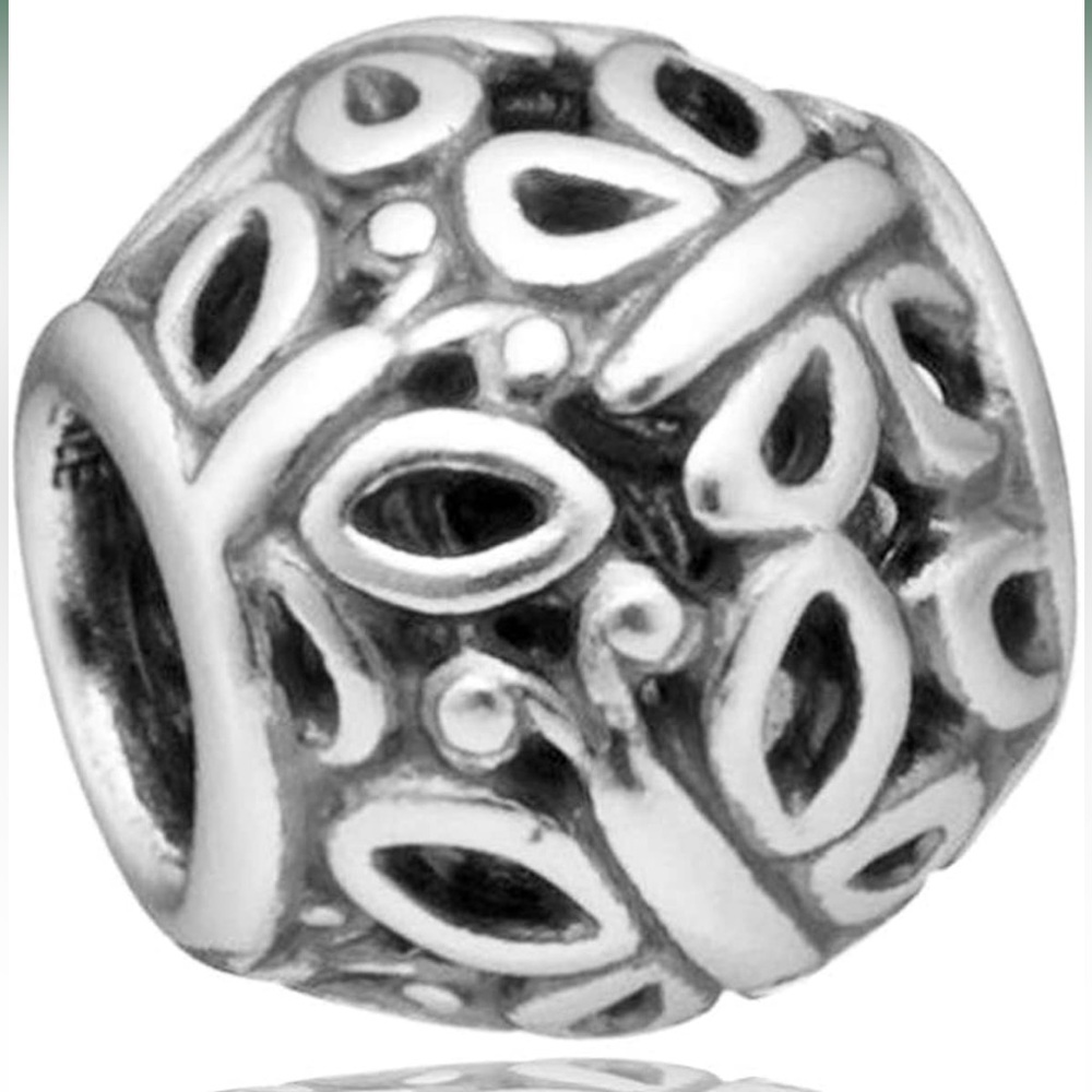 Retired Pandora Openwork Butterfly Garden Bead Charm Fits Pandora Bracelet Rare